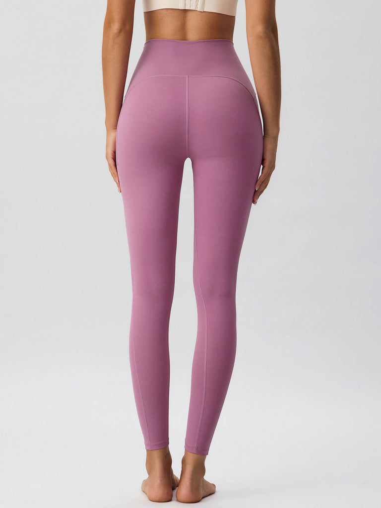 Pink High Waisted Quick-drying Leggings