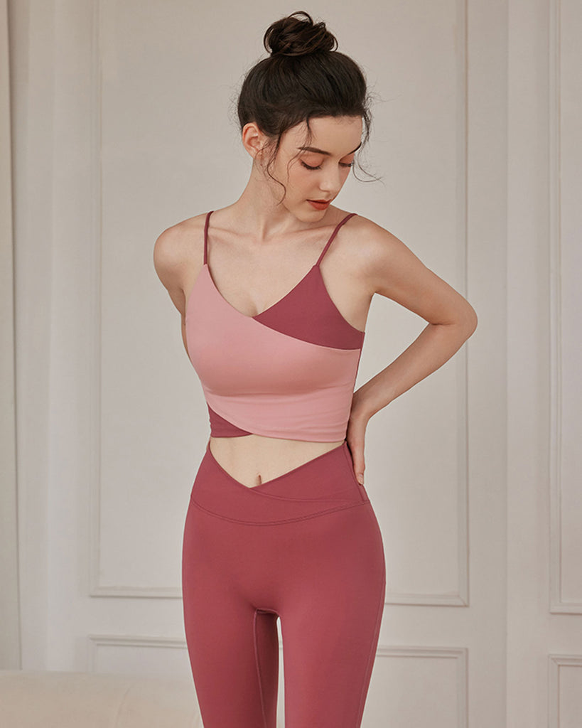 Pink Contrast Camis