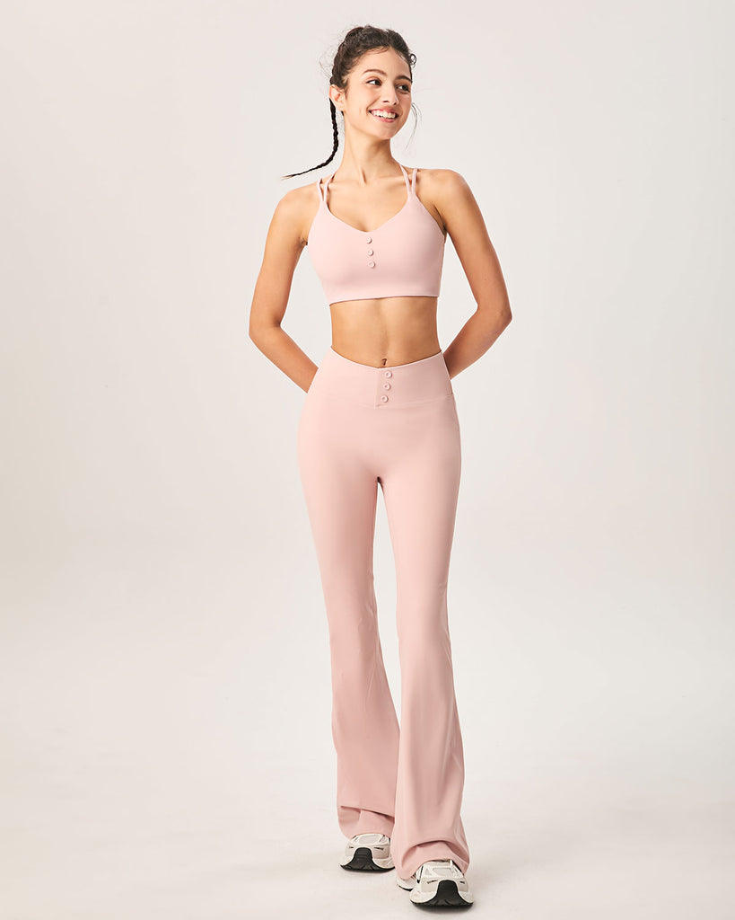 Pink High Waisted Sleek Leggings