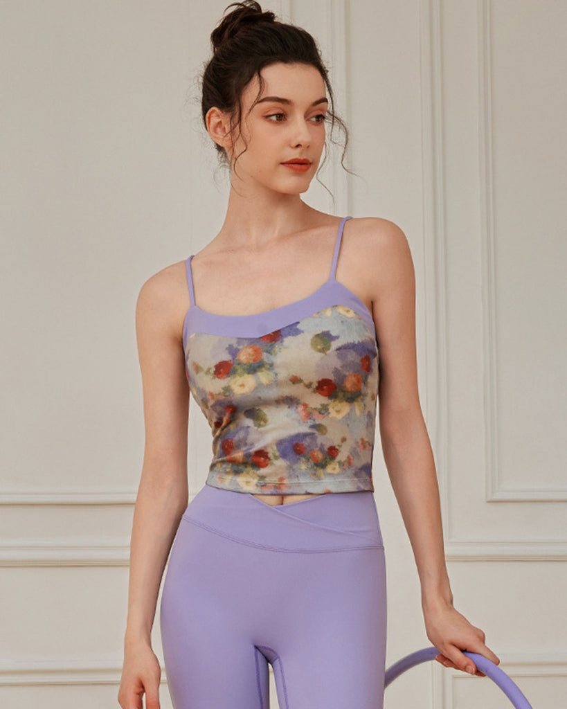 Purple Floral Camis