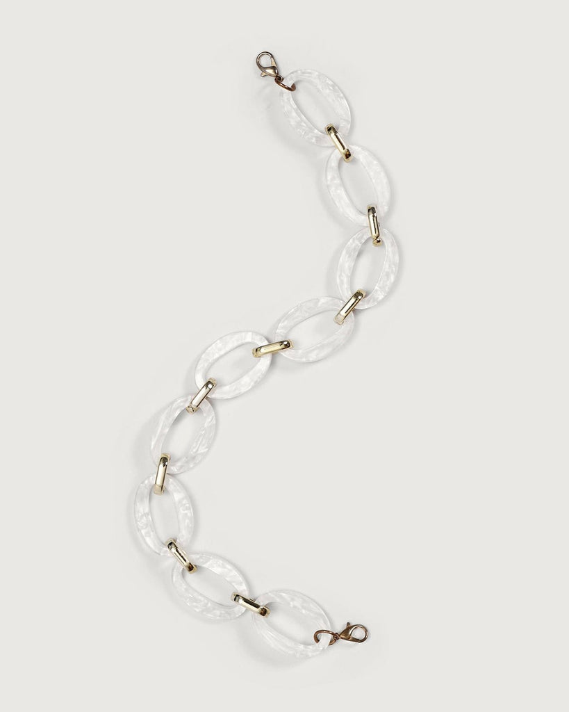 Chain Straps White Dress Straps - RIHOAS